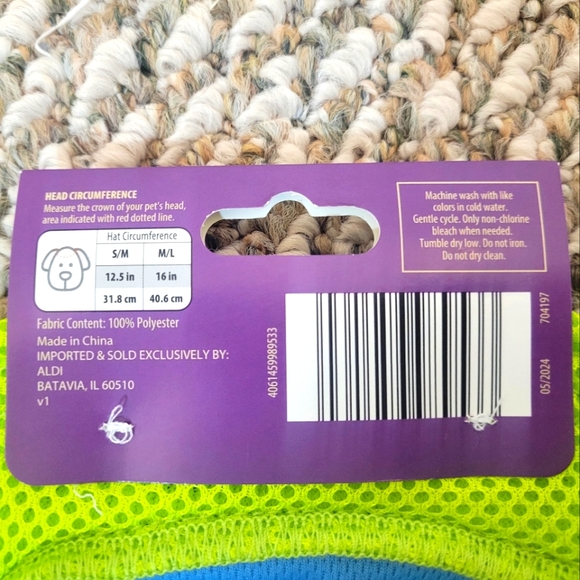 Heart to Tail Pet Hat Size M/L - Picture 4 of 6